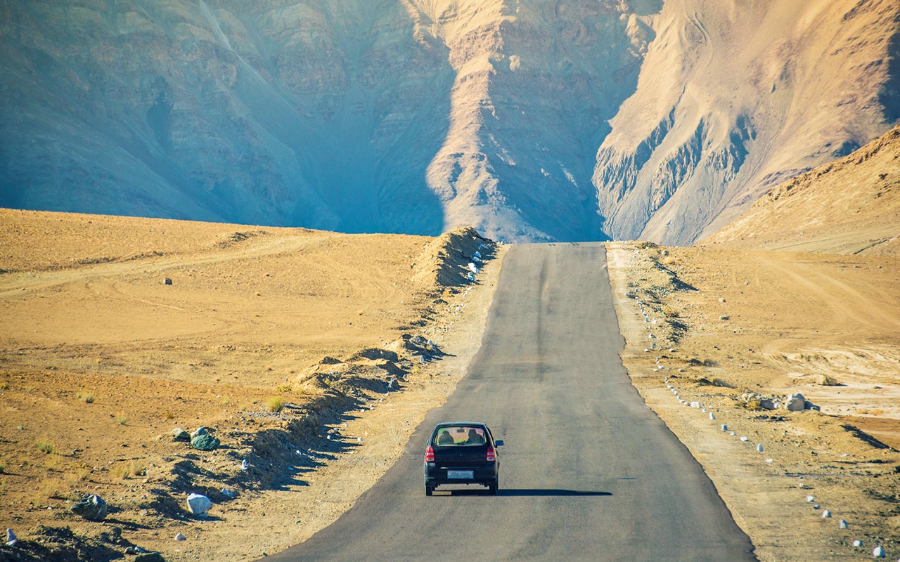 A road in Ladakh